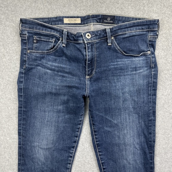 Adriano Goldschmied Women's The Stilt Crop Cigarette Crop Jeans Size 31 - Picture 3 of 9